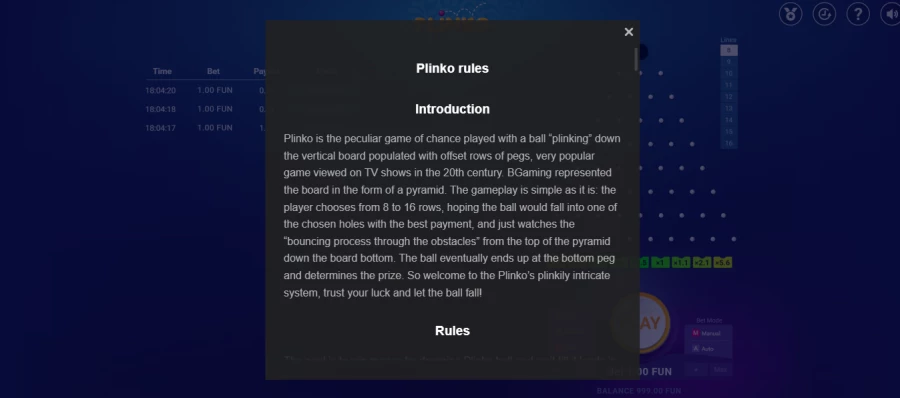 Plinko Main